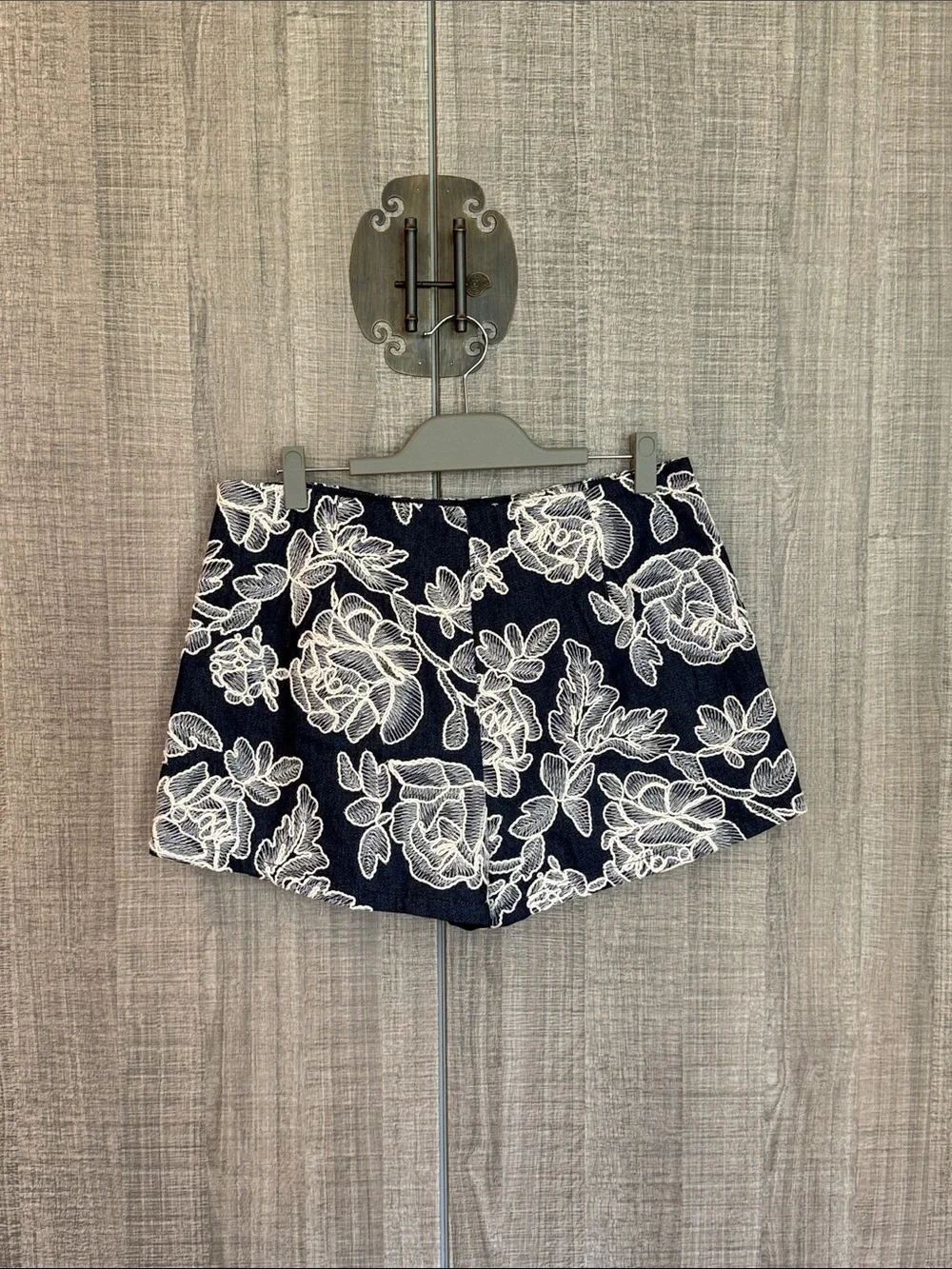 Zara Floral Embroidered Skorts
